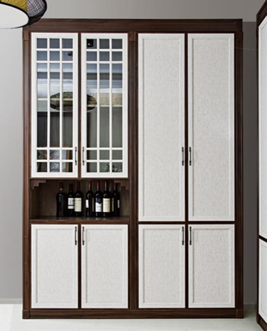 新中式 包覆門(mén) KFD-BF062 /  KFD-BF063  (柵格玻璃門(mén))