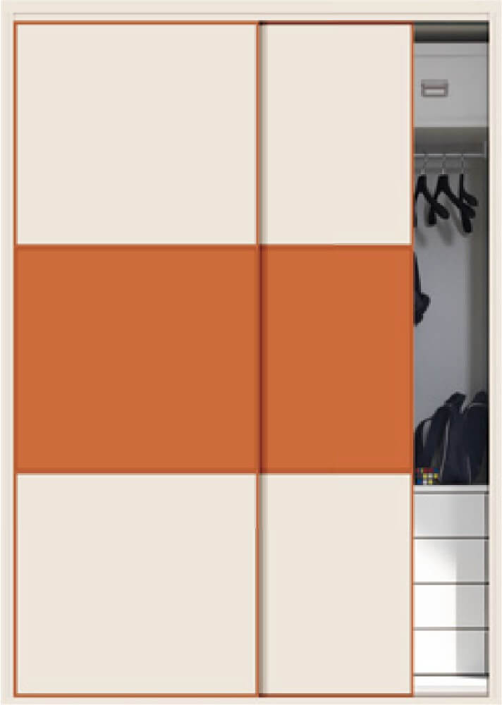 輕奢·KFD19882-1 琺瑯白吸塑+天堂鳥(niǎo)吸塑平分三格