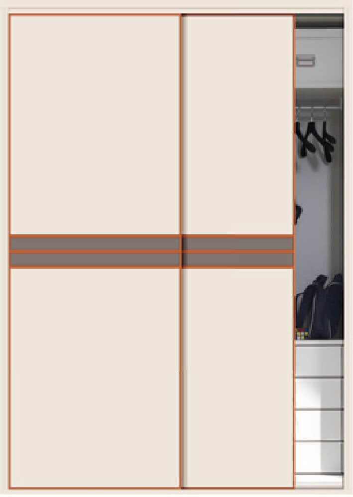 輕奢 · KFD19882-3 天堂鳥(niǎo)+琺瑯白吸塑+兩條紳士灰腰線